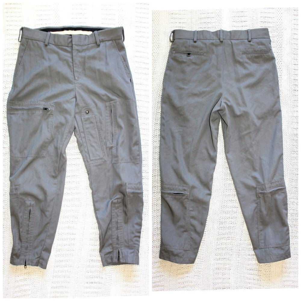Gibson & Barnes Tactical men Cargo Grey pants 36 Nomex IIIA adjustable outdoor
